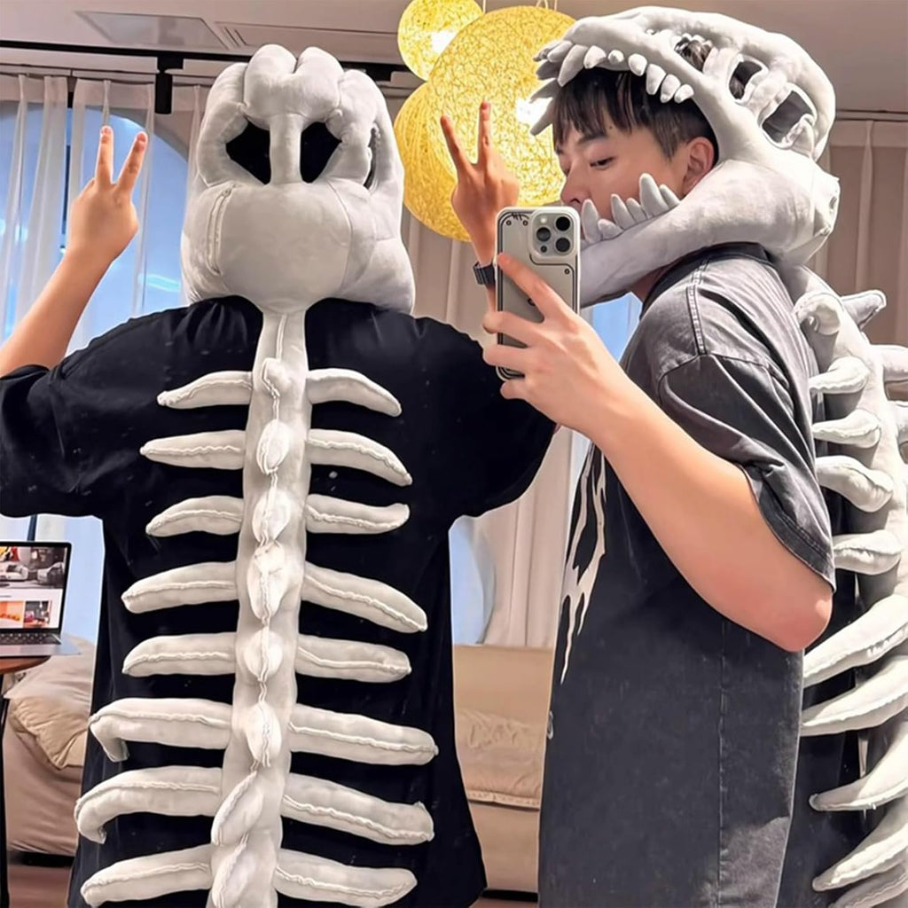 Dino Skeleton Wearable Plush Costume